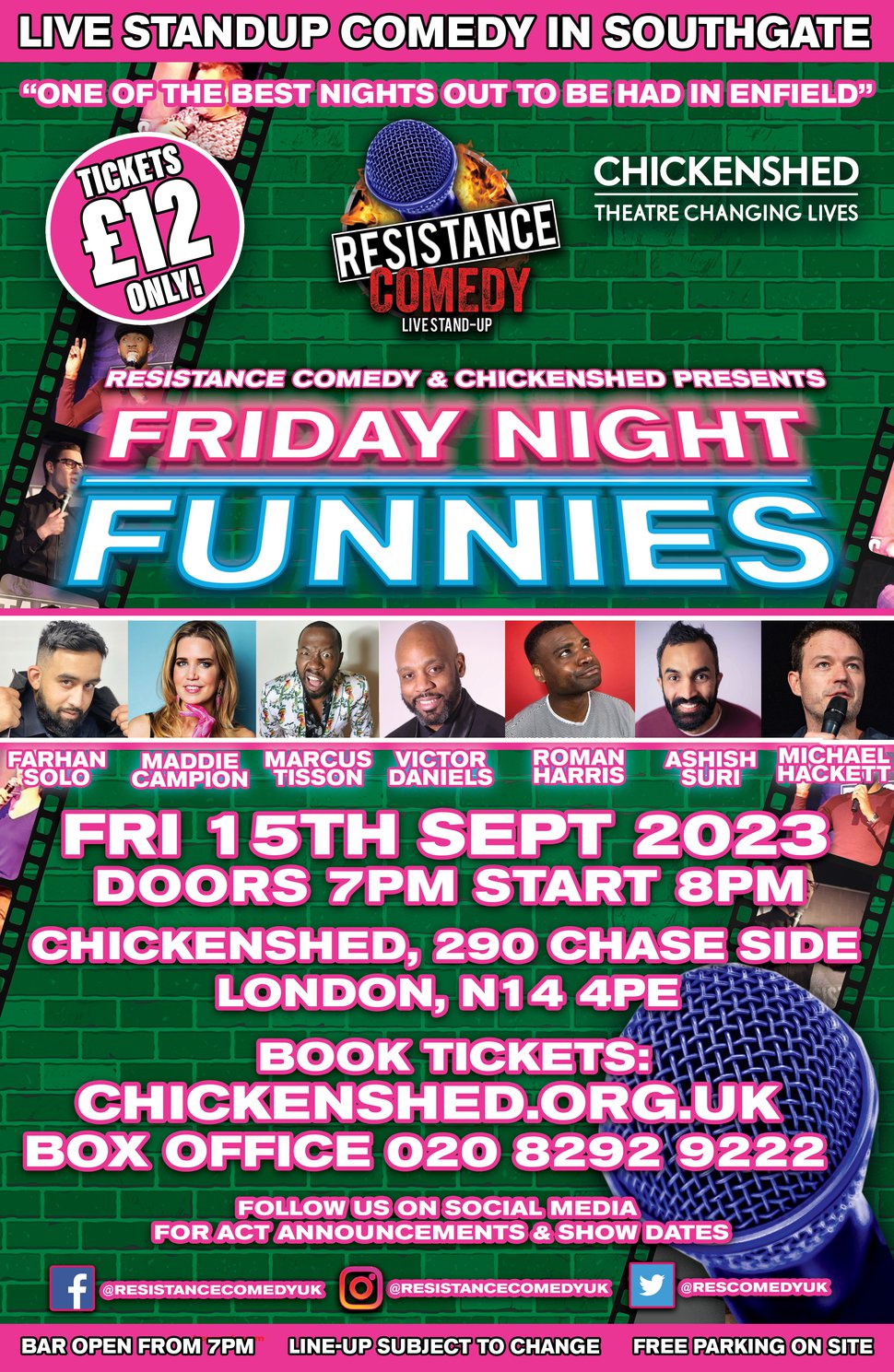 Love Your Doorstep – Enfield Friday Night Funnies @ Chickenshed (Live ...