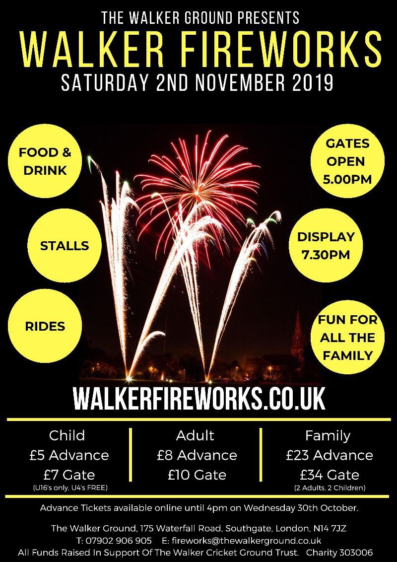 Love Your Doorstep Enfield Walker Fireworks